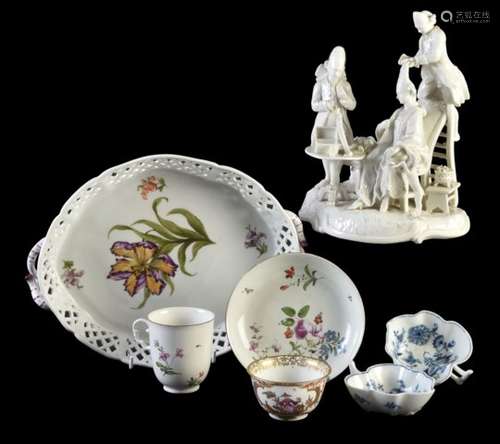 A miscellaneous selection of mostly German porcelain