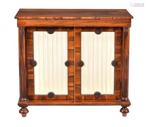 A George IV goncalo alves side cabinet