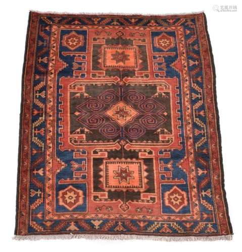 A Kazak rug