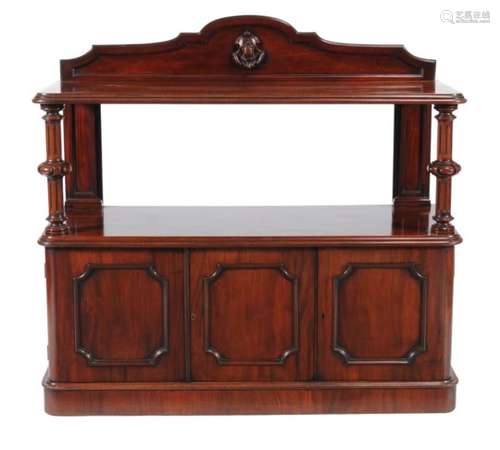 A Victorian mahogany buffet