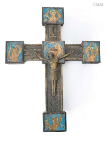 William Bainbridge Reynolds, an Arts and Crafts wall-mounted crucifix