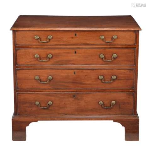 A George III mahogany chest of drawers