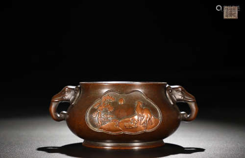 BRONZE SAN'YANG'KAI'TAI CENSER