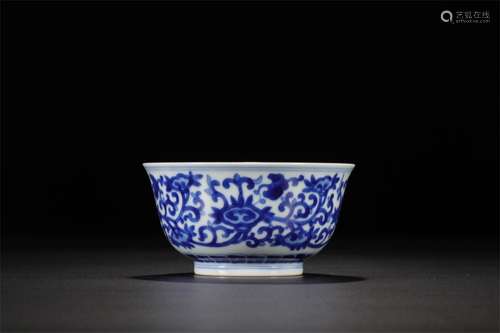 A Chinese Blue and White Porcelain Bowl