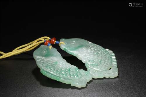 A Chinese Carved Jade Pendant