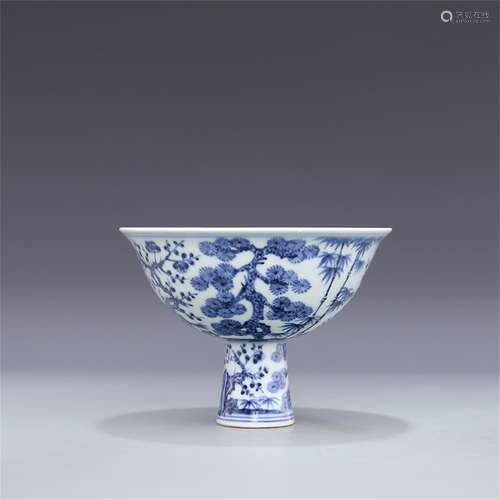 A Chinese Blue and White Porcelain Bowl