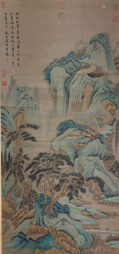 A Chinese Scroll Painting, Qiu Ring