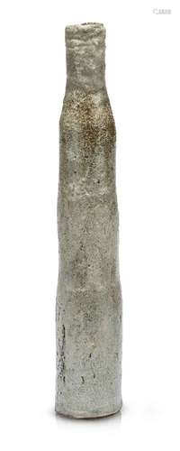 Dan Arbeid (1928-2010), a tall bottle vase c.1968, impressed DA seal to base A fine handbuilt