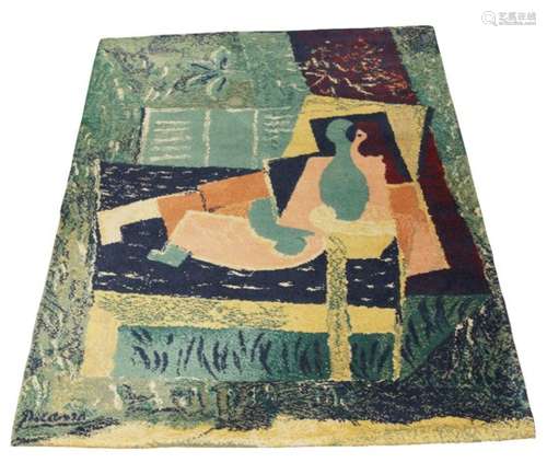 After Pablo Picasso (1881-1973), an Ege Art Line rug c.1994, signed in weave and labelled to reverse