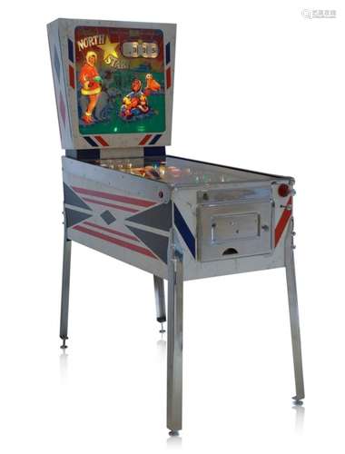 An Electro-Mechanical ‘North Star’ pinball machine, model number 208, manufactured by D Gottlieb &