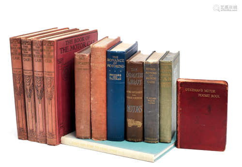 Assorted early motoring books,