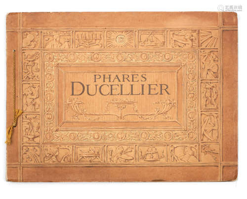 A French sales brochure for 'Phares Ducellier' lamps, Album No.10, circa 1909,