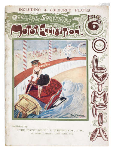 An Official Souvenir programme for the 1907/08 Olympia Motor Exhibition,