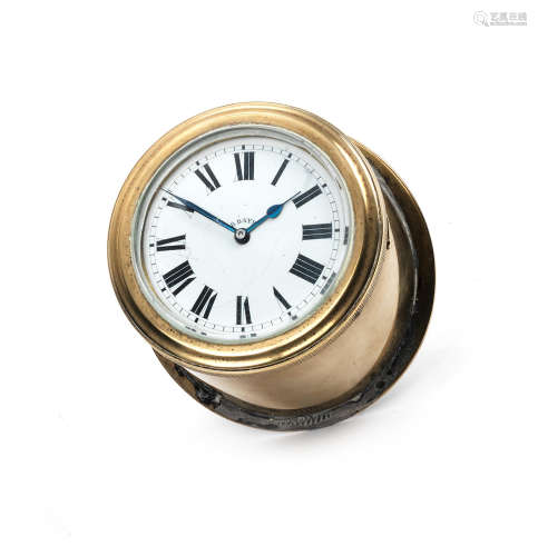 An Edwardian 8-day car clock,