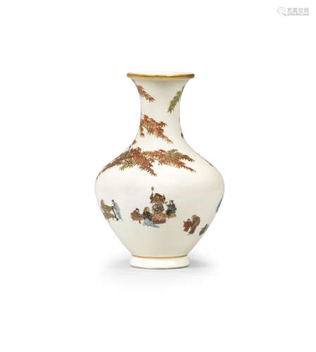 A Satsuma vase   By Yabu Meizan (1853-1934), Meiji era (1868-1912), late 19th/early 20th century