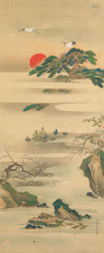 Kawanabe Kyosai (1831-1889) New Year's Day  Edo period (1615-1868), circa 1850-60