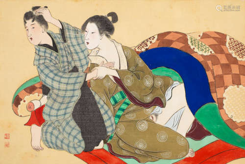 Artists Unknown Scenes of Lovemaking  Taisho (1912-1926) and Showa (1926-1989) era, early/mid-20th century