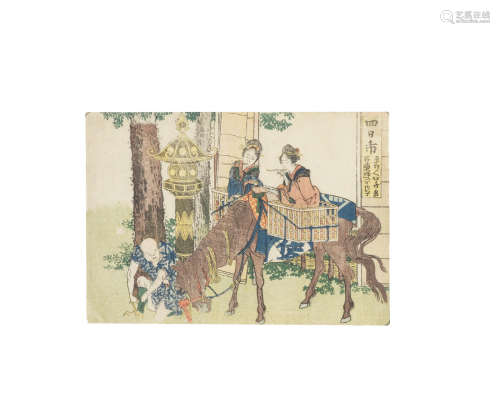 Katsukawa Shunsho (1762-1792), Utagawa Toyokuni (1769–1825), Utagawa Hiroshige (1797-1858), Hosoda Eishi (1756–1829), Katsushika Hokusai (1760-1849) and others  Edo period (1615-1868), late 18th to mid-19th century