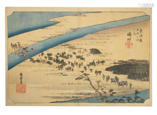 Utagawa Hiroshige (1797-1858) and Keisai Eisen (1790-1848)  Edo period (1615-1868), circa 1830-1842
