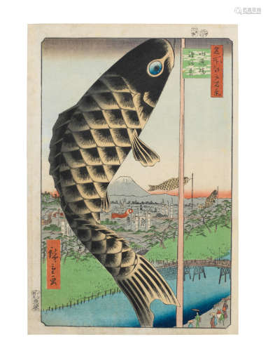 Utagawa Hiroshige (1797-1858)  Edo period (1615-1868), dated 1857