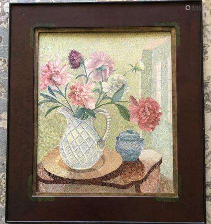 S. Wethers Pointillist Impressionist Oil Painting