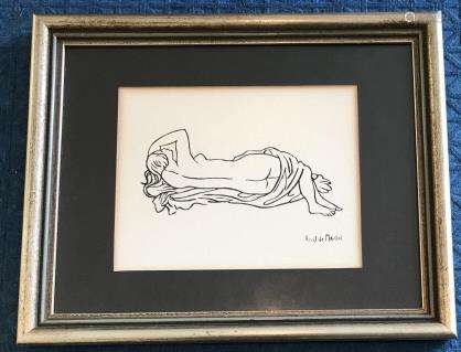 Framed Lithograph Print by Aristide Maillol