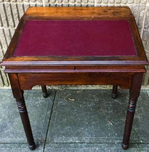 Antique 19th C Slant Top Desk or Podium Stand
