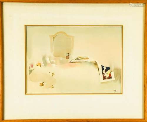 Werner Jurgen Signed & Titled Watercolor Painting