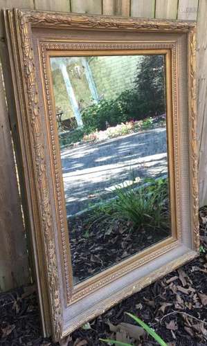 Carved & Gilt French Impressionist Style Mirror