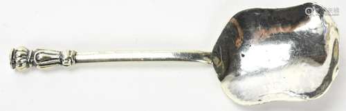 Antique Hand Hammered Sterling Tea Caddy Spoon