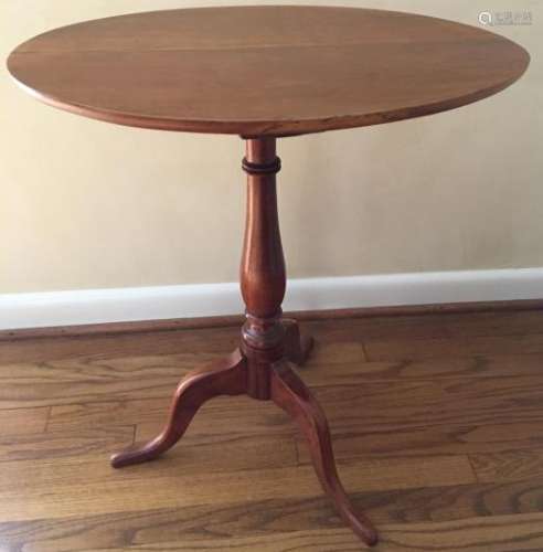 Antique Pedestal Occasional Table