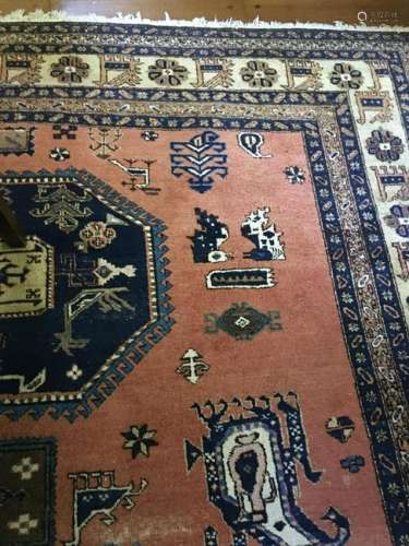 Oriental Agra Style Rug / Carpet