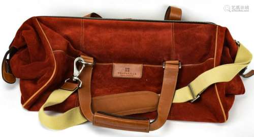 Trafalgar Corduroy & Leather Duffel Bag