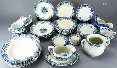 Lot of Blue & White Ironstone Serveware