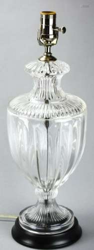 Contemporary Urn Form Glass Table Lamp