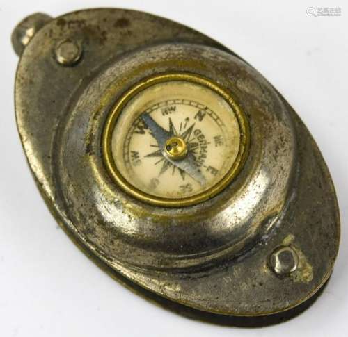 Antique German Testrite Compass Pendant / Buckle