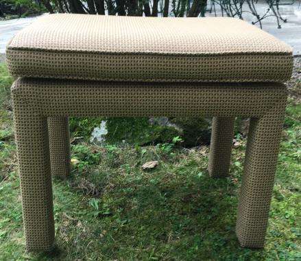 Contemporary Fabric Upholstered Bench / Foot Stool