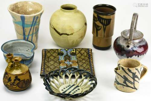 Collection Mid Century Art Pottery Israel and USA