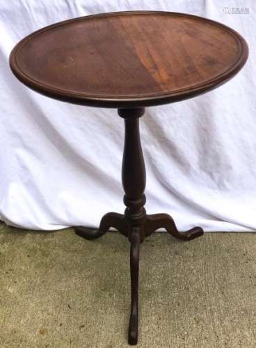 Antique 19th Century Pedestal Candle Stand