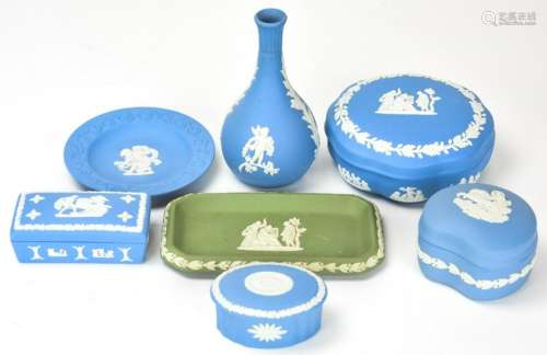 Collection of Wedgwood Jasperware Table Articles