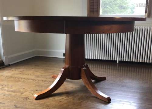 New Hampshire Made Belmont Cherry Pedestal Table