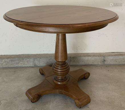 Empire Style Pedestal Side / End Table