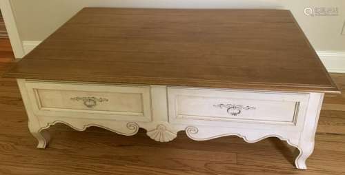 Ethan Allen French Provincial Style Coffee Table