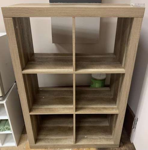 Contemporary Laminated Wood Cubby Storage