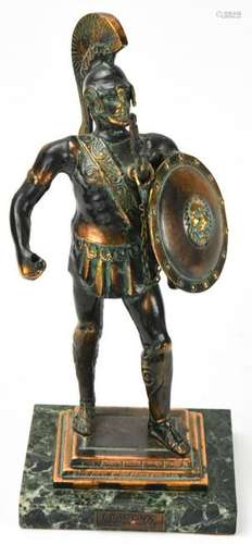 Bronze Table Statue of Leonidas