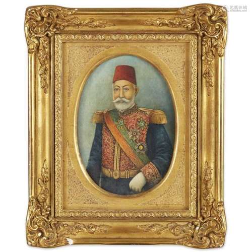 PORTRAIT OF OTTOMAN SULTAN MEHMED V RESHAD (R. AD 1909-1918)