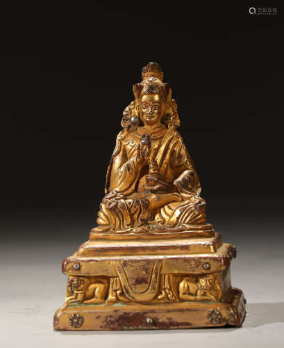 Tibet Gilt Bronze Buddha