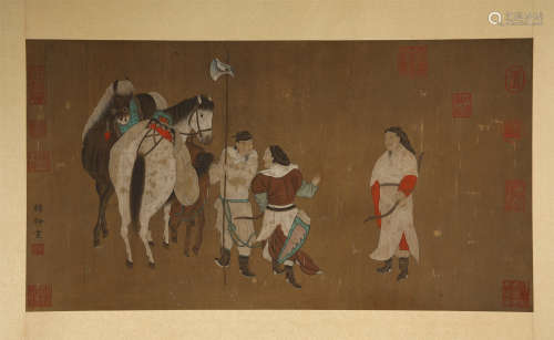 Han Gan, Go out for Battle Painting