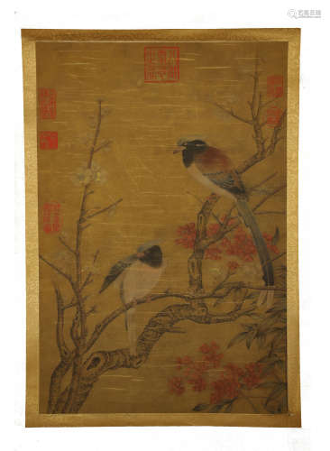 Yi Ming, Flowers and Birds Painting