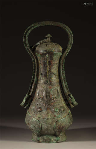 Bronze Vessel with Handle